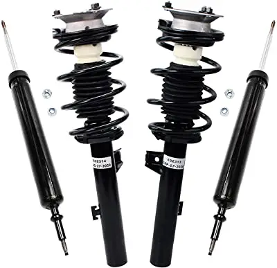 
Detroit Axle - Front Struts Coil Springs + Rear Shocks Replacement for BMW 128i 135i 325i 328i 335d 335i (w/o Sport Suspension) - 4pc Set
