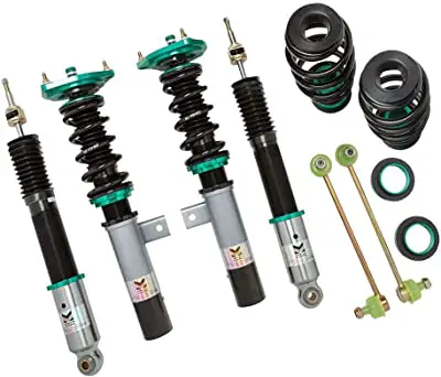 Megan Compatible/Replacement For MK5 MK6 Golf GTI Euro II Series Coilover Damper Suspension Kit