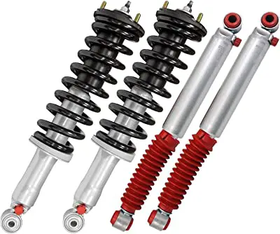 Rancho 1.75in Lift QuickLift Leveling Front Coilovers and Matching Rear Shocks for 04-15 Nissan Titan 2WD 4WD