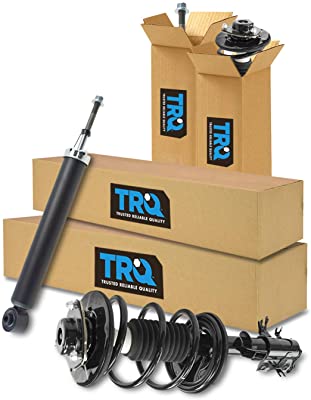 
TRQ Shock Strut Loaded Spring Assembly Front Rear Kit Set of 4 for FX35 FX45 New