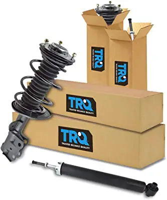 
TRQ Front & Rear Quick Complete Loaded Strut Spring Assembly Shock Kit Set 4pc New for 2010-2015 Toyota Prius