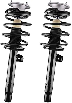 
AUTOSAVER88 Front Pair Complete Struts Compatible with 2001 2002 2003 2004 2005 2006 BMW E46 320i 325i 330Ci 328Ci Coil Spring Assembly Coil Struts Shocks