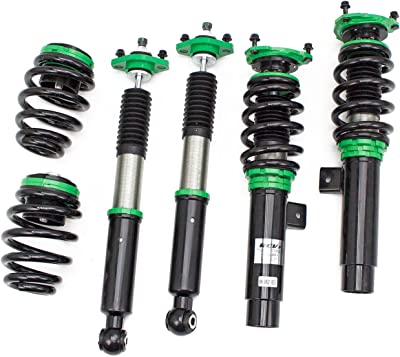 Rev9 R9-HS2-025 Hyper-Street II Coilover Suspension Lowering Kit, Mono-Tube Shock w/ 32 Click Rebound Setting, Full Length Adjustable, Best Coilover For BMW e46