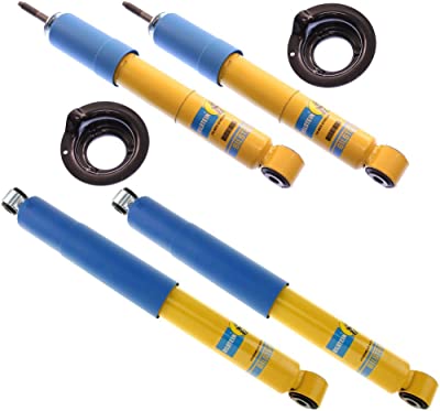 NEW BILSTEIN FRONT & REAR SHOCKS FOR 05-15 NISSAN XTERRA 4WD, INCLUDING S, SE, SV, OFF-ROAD, PRO-4X, X, 46MM GAS PRESSURE SHOCK ABSORBERS 2005 2006 2007 2008 2009 2010 2011 2012 2013 2014 2015