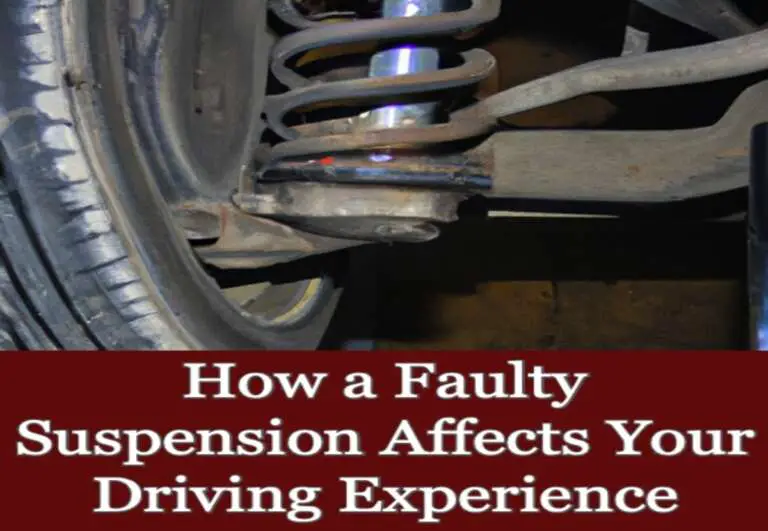 How a Faulty Suspension Affects Your Driving experience