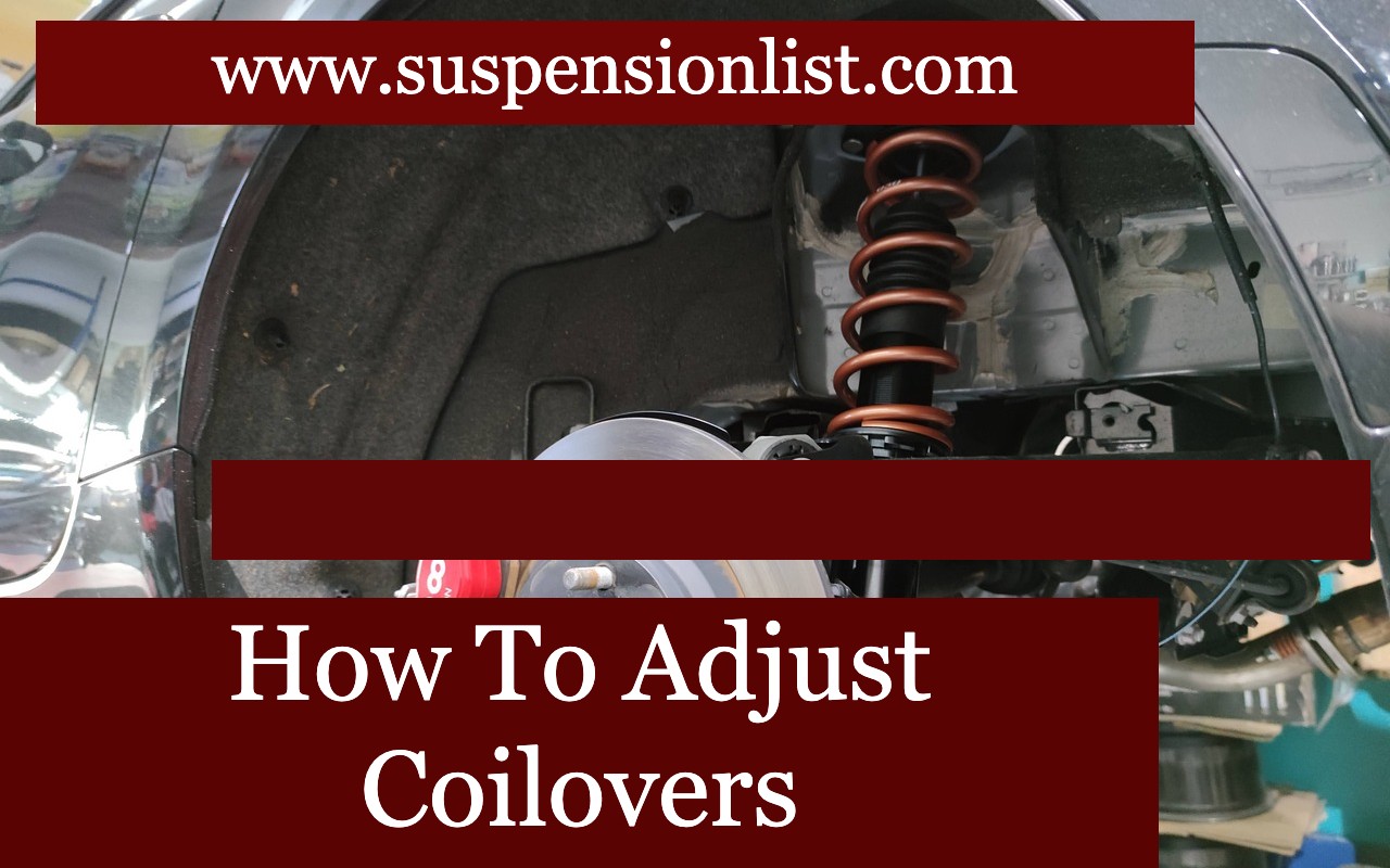 Optimizing Suspension Performance A Comprehensive Guide To Adjusting