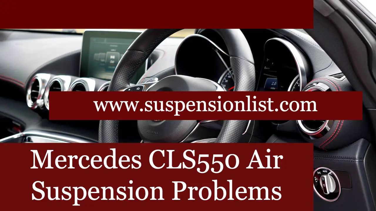 A Guide To Common Mercedes CLS550 Air Suspension Problems
