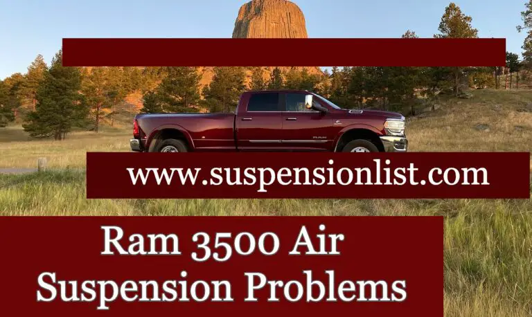 Ram 3500 Air Suspension Problems