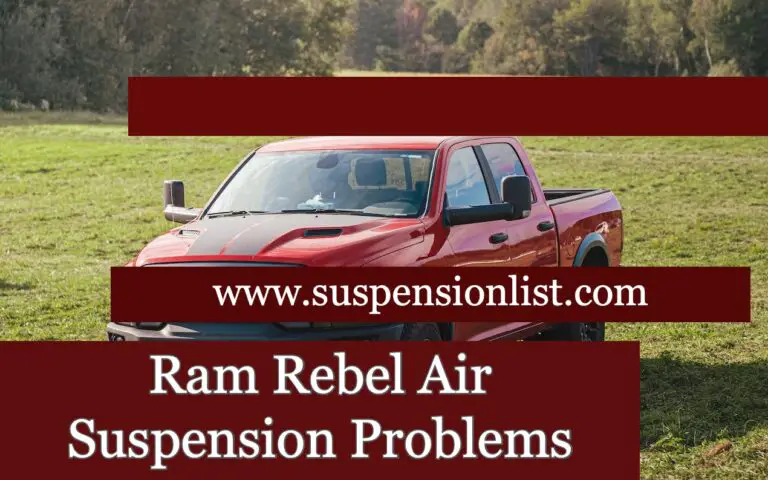 Ram Rebel Air Suspension Problems